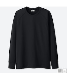 UNIQLO | ウルトラストレッチドライクルーネックＴ（長袖）(Tシャツ/カットソー)