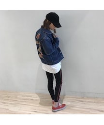 copine | スーパーストレッチサイドラインレギンスパンツ（3color）【クリックポスト対象商品】(その他パンツ)