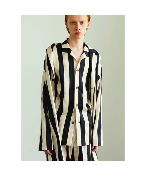 ジェジュン着 FIT MIHARAYASUHIRO ストライプ チェスターコート FIT MIHARAYASUHIRO（フィットミハラヤスヒロ）の「FIT MIHARA