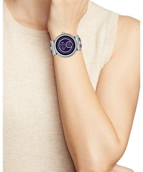 MICHAEL KORS（マイケルコース）の「Michael Kors Access Sofie Smart Watch, 42mm（アナログ腕時計・レディース・Blue/Silver）」の3枚目の写真