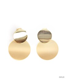 RANDA | 2018SS新作/Wプレートイヤリング(アクセサリー)