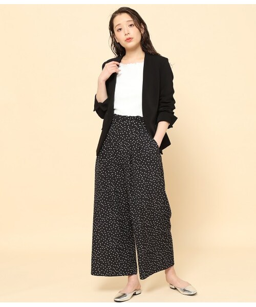 ROPE' PICNIC(ロペピクニック)の「ノーカラーコンパクトジャケット(ジャケット/アウター・ブラック/キャメル・36/38/40)」の13枚目の写真