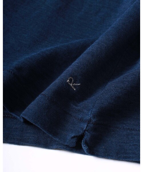 45R（フォーティファイブアール）の「インディゴ45星T-SHIRT（トップス・メンズ・かちんインディゴ・3-M/4-L/5-XL）」の7枚目の写真