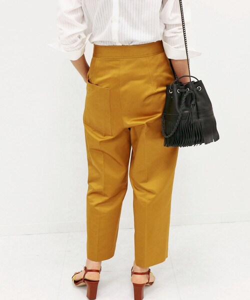 IENA（イエナ）の「キャメル（パンツ・キャメル/34/在庫あり/36/38/40）」の4枚目の写真