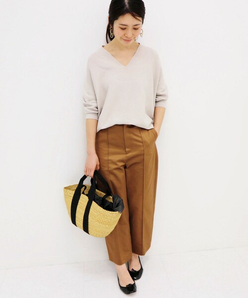 IENA（イエナ）の「キャメル（パンツ・キャメル/34/在庫あり/36/38/40）」の5枚目の写真