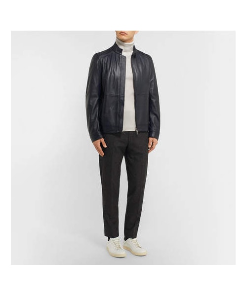 HUGO BOSS（ヒューゴボス）の「Hugo Boss Leather Jacket（ライダース