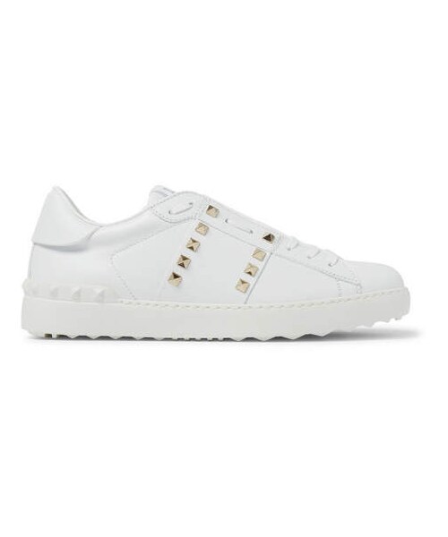 VALENTINO（ヴァレンティノ）の「Valentino Rockstud Untitled Leather Sneakers（スニーカー・メンズ・White・Eu43/Eu42/Eu41.5/Eu41/Eu44/Eu44.5/Eu40/Eu40.5）」の3枚目の写真
