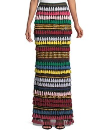 （新作）Alice+Olivia ボリュームレーストリムマキシスカート 20180128030019338_215.jpg