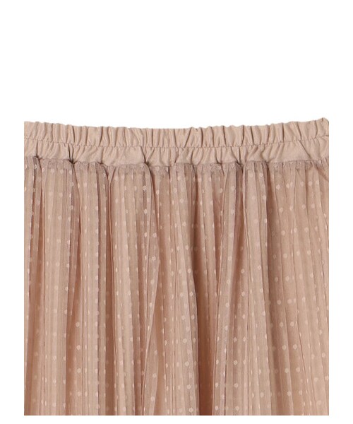 E hyphen world gallery（イーハイフンワールドギャラリー）の「・ドットプリーツスカート（スカート・アイボリー/ブラック/ベージュ・F）」の3枚目の写真