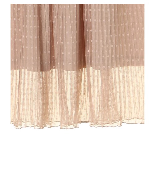 E hyphen world gallery（イーハイフンワールドギャラリー）の「・ドットプリーツスカート（スカート・アイボリー/ブラック/ベージュ・F）」の5枚目の写真