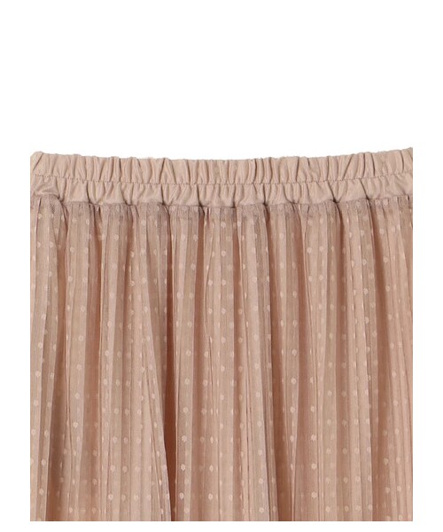 E hyphen world gallery（イーハイフンワールドギャラリー）の「・ドットプリーツスカート（スカート・アイボリー/ブラック/ベージュ・F）」の6枚目の写真