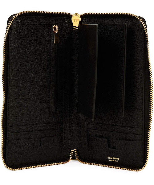 ■TOM FORD■ トムフォード TF Zipper Card Wallet /3色 TOM FORD トムフォード カードクリップ 財布・小物