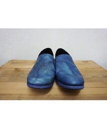 Portaille | portaille　ラフスリッポン(ステアハードワックス・藍染)(その他シューズ)