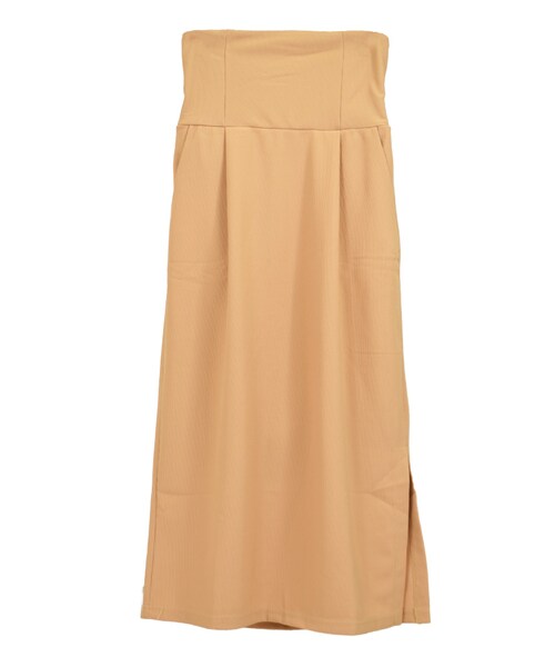 STYLEBLOCK（スタイルブロック）の「バックリボンスカート（スカート・レディース・ライトベージュ/キャメル/ピンク/ブラック・M）」の3枚目の写真