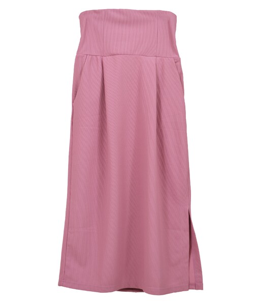 STYLEBLOCK（スタイルブロック）の「バックリボンスカート（スカート・レディース・ライトベージュ/キャメル/ピンク/ブラック・M）」の4枚目の写真