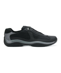 PRADA | Prada - レースアップ スニーカー - men - レザー/ポリアミド/rubber - 7(スニーカー)