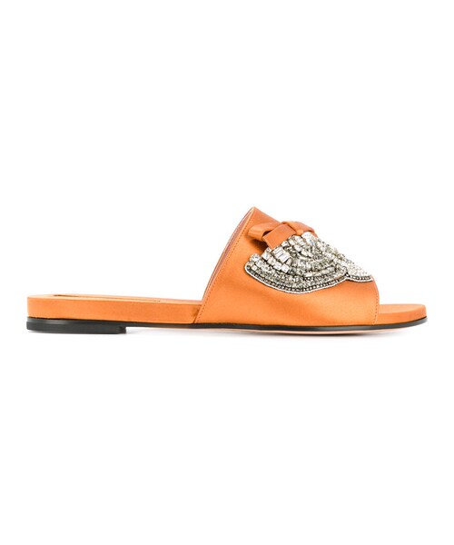 ROCHAS（ロシャス）の「Rochas - カーフレザー サンダル - women 