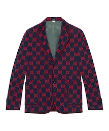 GUCCI | Gucci - Ggプリント ジャケット - men - コットン - 48(テーラードジャケット)