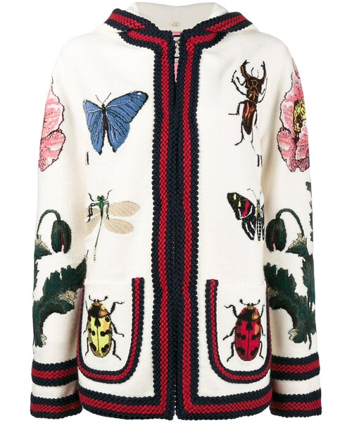 GUCCI（グッチ）の「Gucci - エンブロイダリー カーディガン - women 