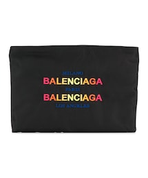 BALENCIAGA | Balenciaga - ロゴ クラッチバッグ - men - ナイロン - ワンサイズ(クラッチバッグ)