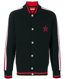 GIVENCHY | Givenchy - ボンバージャケット - men - ポリエステル/カーフレザー/コットン - L(スタジャン)