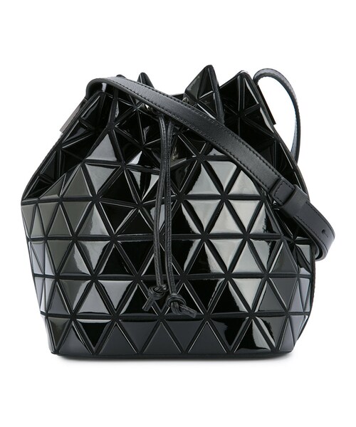 【美品・80s】ISSEY MIYAKE　ショルダーバッグ　レザー　ブラック　黒 美品 イッセイミヤケ 90年代ヴィンテージ アーカイブ品 レザー