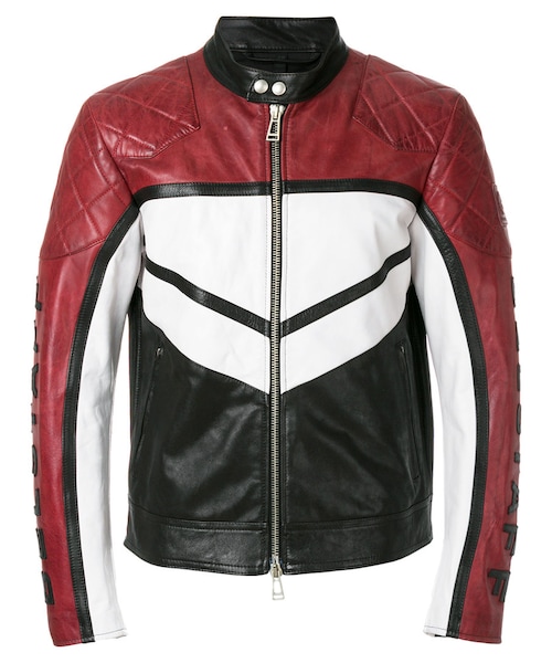 Belstff レザーライダースジャケット 黒 ストライプ Belstff レザーライダースジャケット 黒 ストライプ Belstff レザー