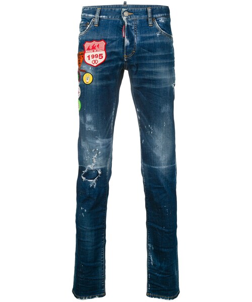 Om28様 DSQUARED2　　50 　ダメージ加工 アップリケ Om28様 DSQUARED2 50 ダメージ加工 アップリケ - メルカリ