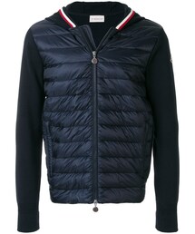 MONCLER | Moncler - ダウンパネル パーカー - men - ポリアミド/コットン/ダウンフェザー - S(パーカー)
