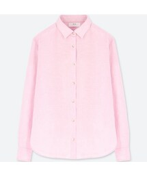 UNIQLO | プレミアムリネンシャツ（長袖）(シャツ/ブラウス)