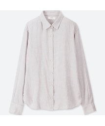 UNIQLO | プレミアムリネンシャツ（長袖）(シャツ/ブラウス)