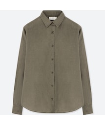 UNIQLO | プレミアムリネンシャツ（長袖）(シャツ/ブラウス)