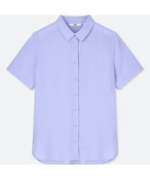 UNIQLO | レーヨンエアリーブラウス（半袖）(シャツ/ブラウス)
