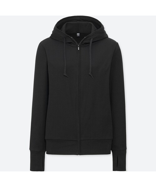 UNIQLO（ユニクロ）の「UVカットフルジップパーカ（長袖）（パーカー・レディース・WHITE 00/GREEN 51/NAVY 69/PINK 11/RED 13/LIGHT GRAY 02/YELLOW 42/OLIVE 56/BLACK 09/NATURAL 30・XS/M/L/XL/3XL/S/XXL）」の2枚目の写真