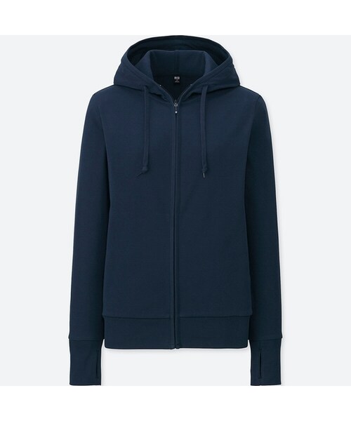 UNIQLO（ユニクロ）の「UVカットフルジップパーカ（長袖）（パーカー・レディース・WHITE 00/GREEN 51/NAVY 69/PINK 11/RED 13/LIGHT GRAY 02/YELLOW 42/OLIVE 56/BLACK 09/NATURAL 30・XS/M/L/XL/3XL/S/XXL）」の7枚目の写真
