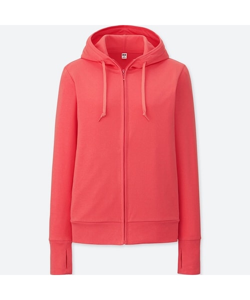 UNIQLO（ユニクロ）の「UVカットフルジップパーカ（長袖）（パーカー・レディース・WHITE 00/GREEN 51/NAVY 69/PINK 11/RED 13/LIGHT GRAY 02/YELLOW 42/OLIVE 56/BLACK 09/NATURAL 30・XS/M/L/XL/3XL/S/XXL）」の10枚目の写真