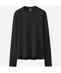 UNIQLO | エアリズムUVカットメッシュT（長袖）＋E(Tシャツ/カットソー)