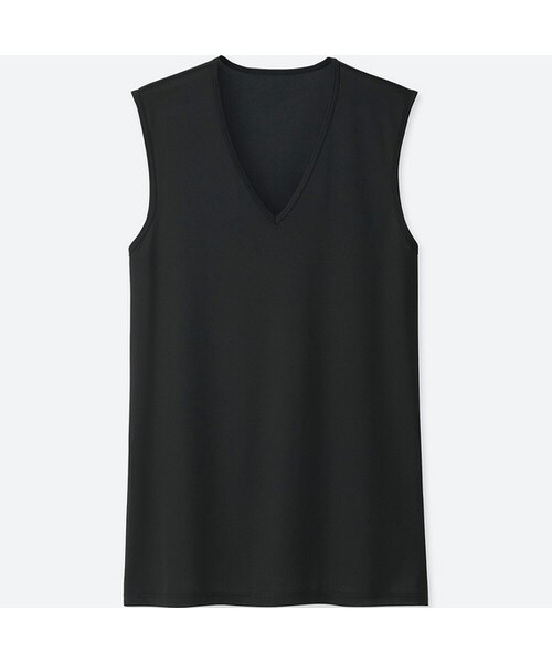 UNIQLO（ユニクロ）の「エアリズムメッシュVネック（ノースリーブ）（その他アンダーウェア/インナー・メンズ・WHITE 00/BLACK 09/LIGHT GRAY 02・3XL/S/XL/XS/XXL/L/M/4XL）」の3枚目の写真