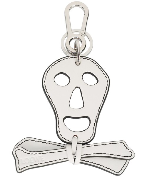 LOEWE（ロエベ）の「Loewe - スカル キーホルダー - women - カーフ