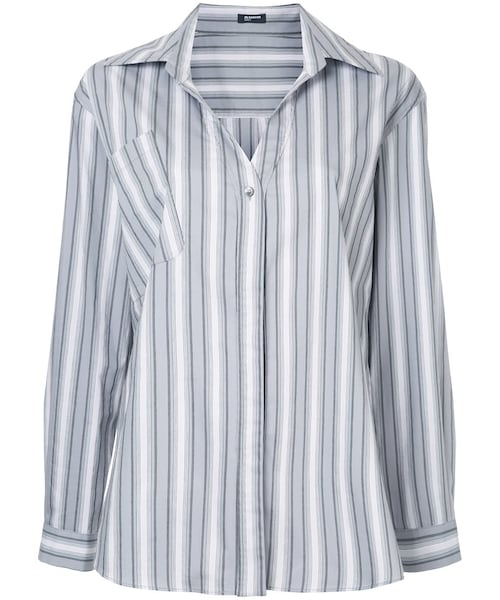 JILSANDER コットン　ストライプ　シャツ JIL SANDER NAVY（ジルサンダーネイビー）の「Jil Sander Navy
