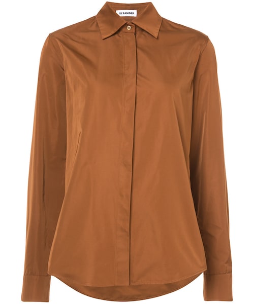 JIL SANDER ノースリーブ シルクブラウス イエロー 34 JIL SANDER(ジル 