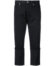 LOEWE | Loewe - クロップドジーンズ - women - コットン - 38(デニムパンツ)