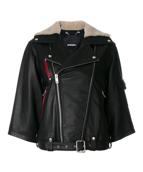 DIESEL ポリエステル ライダース DIESELライダースジャケットです