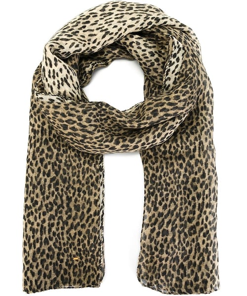 Aランク ファッション SAINT LAURENT アニマル柄ストール
