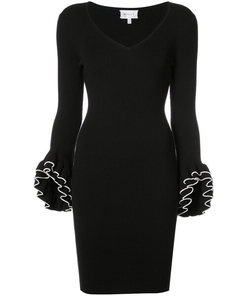 Milly（ミリー）の「Milly - フリルカフス ニットワンピース - women  