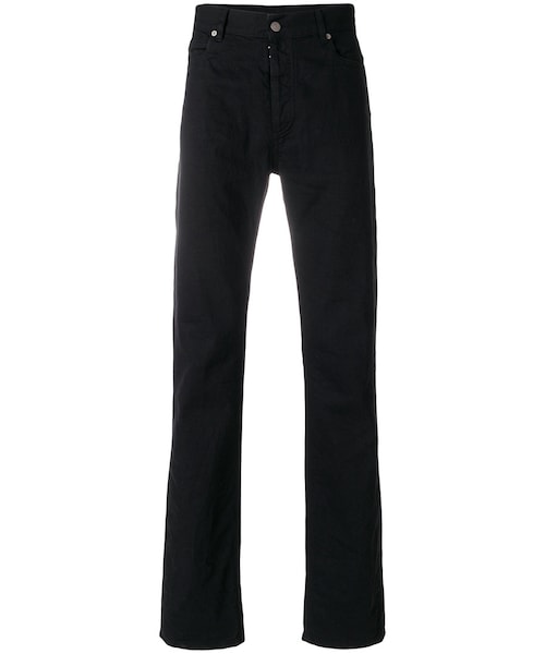 Maison Margiela(メゾンマルジェラ)の「Maison Margiela - ストレート ジーンズ - men - コットン/ポリエステル - 30(デニムパンツ・メンズ・ブラック・30)」の1枚目の写真