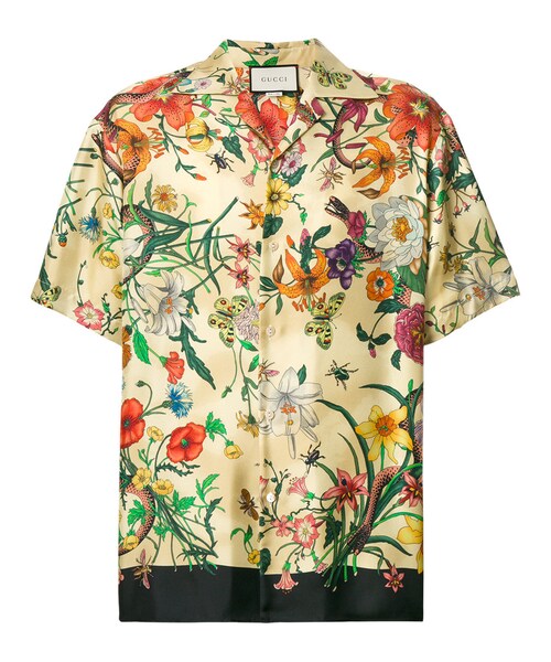GUCCI（グッチ）の「Gucci - フローラルシャツ - men - シルク - 46  