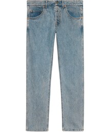 GUCCI | Gucci - パンサー ジーンズ - men - コットン/レザー - 32(デニムパンツ)