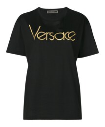 VERSACE | Versace - ロゴプリント Tシャツ - women - コットン - 40(Tシャツ/カットソー)