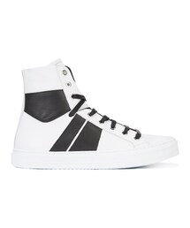 AMIRI | Amiri - ストライプパネル ハイカットスニーカー - men - レザー/rubber - 8(スニーカー)